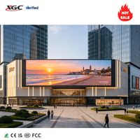 Écran LED grand format pour extérieur, mur LED numérique couleur pour l'extérieur des villas, événements en arène et affichage 3D pour bâtiments commerciaux