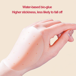 Pezón de silicona súper pegajoso acolchado diseño perforado cubierta de pezón de silicona sin adhesivo agujero transpirable accesorios íntimos - Product Image 5