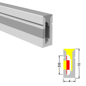 Tira de Neón Amarilla Vibrante con Certificación UKCA, IP67 0410, 24V 11W, para Iluminación de Delimitación de Zonas de Riesgo en Vías de Bicicleta Urbanas e Infraestructura Pública - Product Image 2