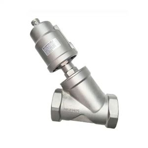 Valvola Angolare Pneumatica a Due Vie Acarps 1/2" 3/4" 1" in Acciaio Inox 304 con Filettatura Femmina, 16 bar, per Gas, Acqua Calda, Aria, Garanzia 1 Anno - Product Image 2