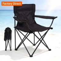 Chaise de camping d'extérieur en gros, légère, portable, pliable, en acier, pour la plage, le jardin et la pêche – Offre spéciale