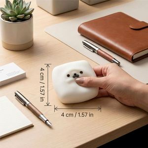 Jouet sensoriel anti-stress en forme de cube de tofu en TPR, mignon et super doux, pour enfants et adultes, jouet de poche - Product Image 4