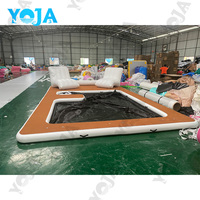 Filet flottant gonflable en PVC résistant aux UV, anti-méduse, barrière aquatique durable