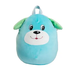 Factory Custom Fashion Puppy School Bags Kids Backpack Animal Kids Plush School Bag Stuffed Toy