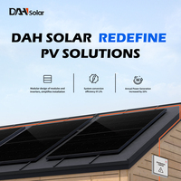 DAH Solar 1000w 3000w 5000w unité solaire système photovoltaïque intégré avec panneau solaire et micro onduleur