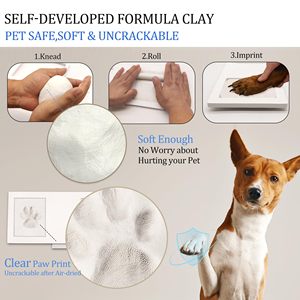 <span class=keywords><strong>Cornice</strong></span> <span class=keywords><strong>Portafoto</strong></span> in Legno Personalizzabile <span class=keywords><strong>con</strong></span> Impronta di Zampa di Animale Domestico, 3 Aperture, <span class=keywords><strong>Cornice</strong></span> Ricordo <span class=keywords><strong>con</strong></span> Incisione di <span class=keywords><strong>Nome</strong></span> e Data, Regalo Commemorativo per Cani e Gatti - Product Image 2