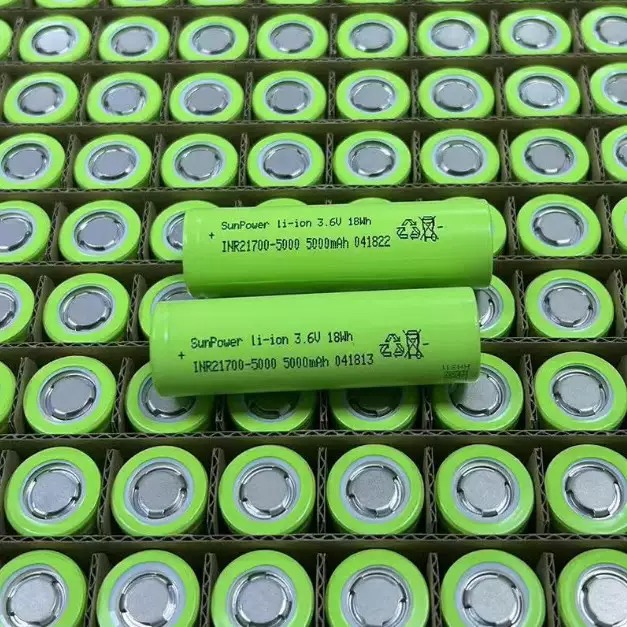 Sunpower 21700 5000mah Rechargeable Lithium Battery - Free Samples