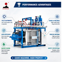 Machine de moulage automatique de formes en EPS avec commande PLC et certification CE, prix usine