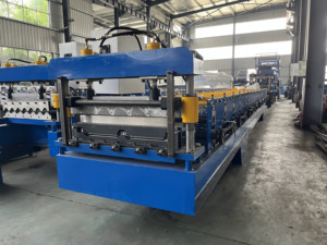 2024 Hot Selling Single Layer Aanpasbare Hoge Kwaliteit Automatische Dakpan Metalen Dakpan Vormmachine - Product Image 2