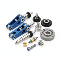 Bras de connexion articulé pour robot, usiné CNC de haute précision, composants structurels personnalisés en alliage d'aluminium 7075 pour la robotique
