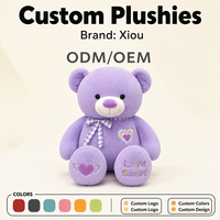 Ours en peluche personnalisés, production OEM basée sur votre conception, figurines de mascotte, avec une quantité minimale de commande.