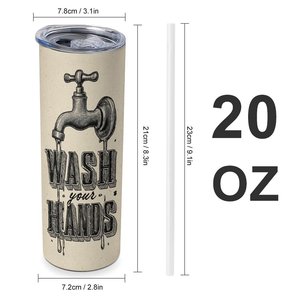 Commuter 20oz Straight Tumbler Rustproof Stainless Steel Vacuum Insulated Keep <b>Hot</b> <b>Cold</b> Custom Logo - Product Image 1