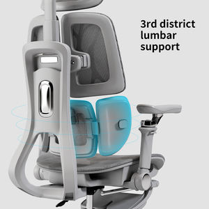 Muebles de oficina modernos, reposabrazos cómodo, silla ejecutiva de malla giratoria ajustable, silla de oficina ergonómica con soporte Lumbar - Product Image 3