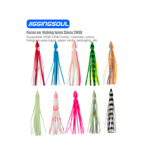 JIGGINGSOUL-SL028-12cm esca traina esca polpo e calamaro esca esca da nuoto in plastica morbida esca da pesca per polpi luminosi - Product Image 1