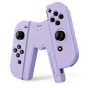 Impugnatura di ricarica Joy-Con per <span class=keywords><strong>Nintendo</strong></span> <span class=keywords><strong>Switch</strong></span> / <span class=keywords><strong>modello</strong></span> <span class=keywords><strong>OLED</strong></span>, gioca durante la ricarica, caricabatterie portatile a forma di V per controller Joy-Con <span class=keywords><strong>Switch</strong></span> - Product Image 6