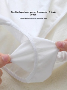 <span class=keywords><strong>Ropa</strong></span> <span class=keywords><strong>Interior</strong></span> Desechable Tipo Bikini <span class=keywords><strong>para</strong></span> Mujer y <span class=keywords><strong>Hombre</strong></span>, de Algodón Puro, Estéril, <span class=keywords><strong>para</strong></span> Viaje, Uso Médico, Empaque Individual, Talla Grande, Cintura Alta - Product Image 5