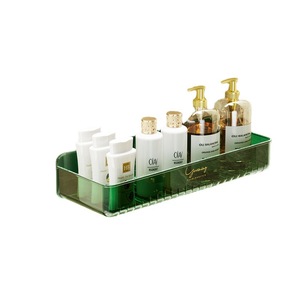 Bathroom <b>Storage</b> <b>Rack</b> Wall Mounted Transparent Cosmetic Organizer For Bathroom Vanity Durable Rectangular 8-11.9in Depth - Product Image 5