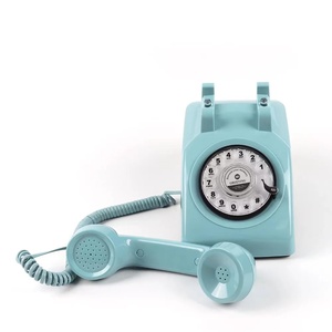 <span class=keywords><strong>Téléphone</strong></span> à cadran rotatif <span class=keywords><strong>de</strong></span> style rétro classique avec <span class=keywords><strong>sonnerie</strong></span> électronique - Product Image 5
