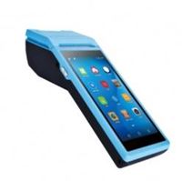 Terminal de point de vente portable 4G NFC Android 8.1 LASAET Q1 avec Google Play Store et imprimante thermique 58 mm