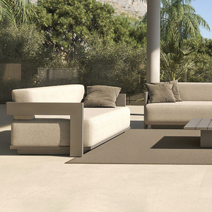 Sân Hợp kim nhôm ngoài trời sofa sân thượng phòng mặt trời không thấm nước vườn giải trí sofa - Product Image 3