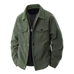 5XL Sport <span class=keywords><strong>Pilot</strong></span> Bomber Jacket Nueva chaqueta informal de pana de talla grande para hombre para Otoño Invierno - Product Image 3