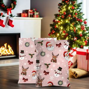 <span class=keywords><strong>Poly</strong></span> bưu phẩm 6x9 inch 1000 gói giáng sinh màu hồng Santa gói vận chuyển túi 2.5mil thicknesswaterproof tearresistant chống bụi - Product Image 5