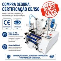 Machine d'étiquetage semi-automatique pour bouteilles rondes, étiqueteuse de bouteilles, 35-40 ppm