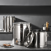 Contenedor de Alimentos Aislado para Cocina Comercial, Contenedor de Alimentos para Catering, Suministros de Acero Inoxidable para Hoteles