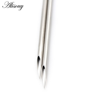 Alisouy - 10 Agujas Esterilizadas Desechables para Perforaciones Corporales, Acero Quirúrgico, Suministros para <span class=keywords><strong>Tatuajes</strong></span>, Herramientas para Perforaciones <span class=keywords><strong>de</strong></span> Oreja, Nariz, Lengua, Labio y <span class=keywords><strong>Ombligo</strong></span> - Product Image 4