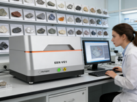 Espectrómetro XRF de Sobremesa Aurispec EDX-V61 con Bomba de Vacío Externa, Detector SDD y Cámara HD para Análisis de Minerales, Consistencia Comprobada por Procesos Probados