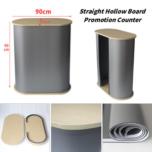 Espositore Ovale Dritto Altezza 90cm per Messaggi del Brand a Livello degli Occhi dei Visitatori nelle Fiere Affollate - Product Image 5