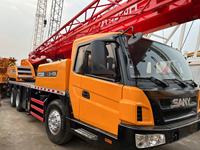 Grúa Telescópica Usada Sany 250H, Capacidad de 25 Toneladas, Motor Scania, Altura de 42 m, Excelente Estado, Componentes Hidráulicos Rexroth