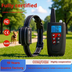 Kalung Pelatihan Anjing Tahan Air Isi Ulang Jarak Jauh 1000M Tanpa Suara Menggonggong Produk Pelatihan Hewan Peliharaan Getaran Tanpa Sengatan Terbuat dari Plastik ABS 1 - Product Image 2