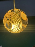 Lámpara Colgante Moderna de Cristal con 3 Bombillas, Iluminación Blanca Neutra, Altura Ajustable, Acabado Cromado, Fácil Instalación