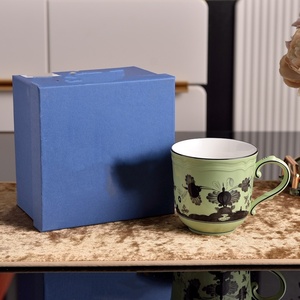 Juego de Tazas y Platos de Cerámica Vintage de Estilo Rústico Europeo, Ecológico, para Té y Café, con Diseño Floral, para la Tarde - Product Image 3