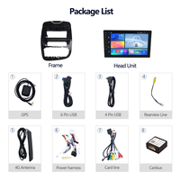 Meihua 10 pouces 8 cœurs 1280*720 Android Auto Carplay QLED/IPS/2K unité principale d'écran tactile pour RENAULT CLIO 2015-2018