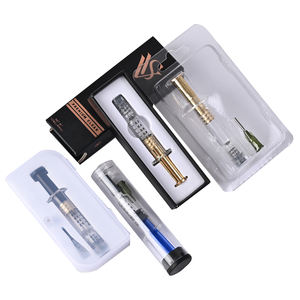 Seringue en verre de distillat Dab de boîte d'emballage unique d'usine avec logo personnalisé - Product Image 1