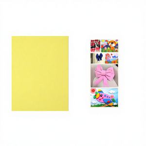 Papier mousse jaune de 2 mm d'épaisseur pour l'artisanat et les projets de bricolage, feuilles de 60x40 cm, marque Peiyong, fabriqué en Chine - Product Image 1