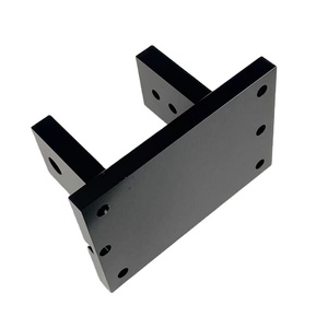 Custom CNC <b>Machining</b> <b>Service</b>, Black Anodized Aluminum Alloy Industrial Mechanical Bracket & Structural Parts - Product Image 5