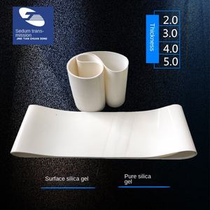 Yüksek sıcaklık silikon konveyör bant | Tavlama fırını için ısıya dayanıklı 180 derece silikon kemer - Product Image 2