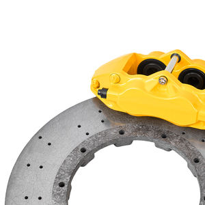 Kit <span class=keywords><strong>de</strong></span> freinage <span class=keywords><strong>de</strong></span> course en céramique carbone <span class=keywords><strong>rouge</strong></span> personnalisé à 6 pistons pour Tesla Model S Plaid Mazda CX-5 Porsche Carrera 997 ACR50 - Product Image 6