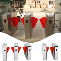 Intelligent avec Reconnaissance Faciale Barrière à ailerons pour Bureau