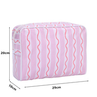 Tas Makeup PVC Besar Anti Air Desain Portabel Kapasitas Besar untuk Kuas Palet Kantong Terorganisir Penggunaan Sehari-hari