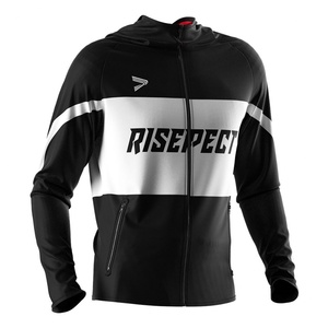Sudadera con capucha unisex informal de lucha libre con cremallera, chándal con logo personalizado, sudadera para hombre, chaqueta con capucha para hombre por sublimación - Product Image 3