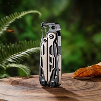 Pince multifonction portable en acier inoxydable 25-en-1 avec tournevis, scie et coupe-câbles – Équipement tactique d'extérieur