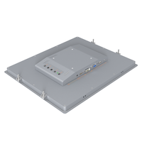 Moniteur industriel extérieur de 17 pouces, large écran, sans ventilateur, étanche IP65, boîtier en aluminium, lisible en plein soleil, écran FHD