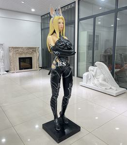 Estátua Escultural Artística ao Ar Livre em Resina, Tema de Amor com Mulher Famosa em Tamanho Real - Product Image 3