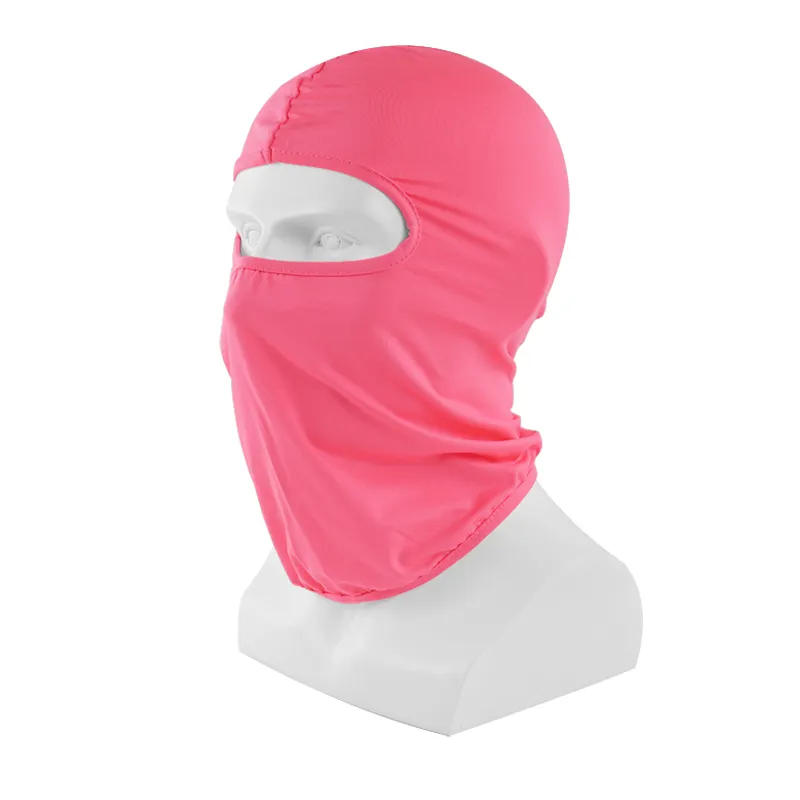 En gros logo personnalisé masque facial complet imprimé visage couverture Ski moto 1 trou coupe-vent cagoule capuche