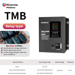 Régulateur AVR monophasé <span class=keywords><strong>Pitbull</strong></span> TMB-3KVA à <span class=keywords><strong>prix</strong></span> d'usine, contrôleur de puissance mural multi-protection à haute efficacité - Product Image 3