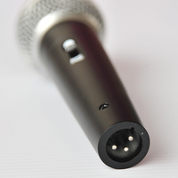MAIAO NO10 Microphone à Condensateur Classique en Métal DIY, Boîtier Vide Noir avec Grille Argentée pour Assemblage de Microphone
